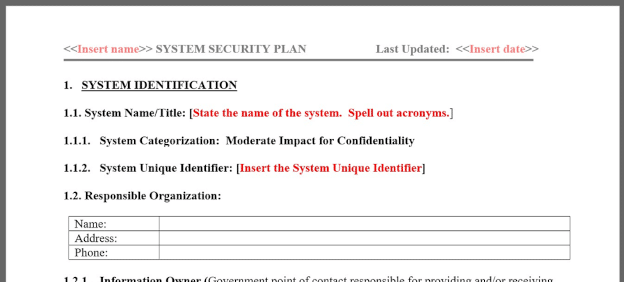 What Is A System Security Plan SSP Why Do I Need One For CMMC 