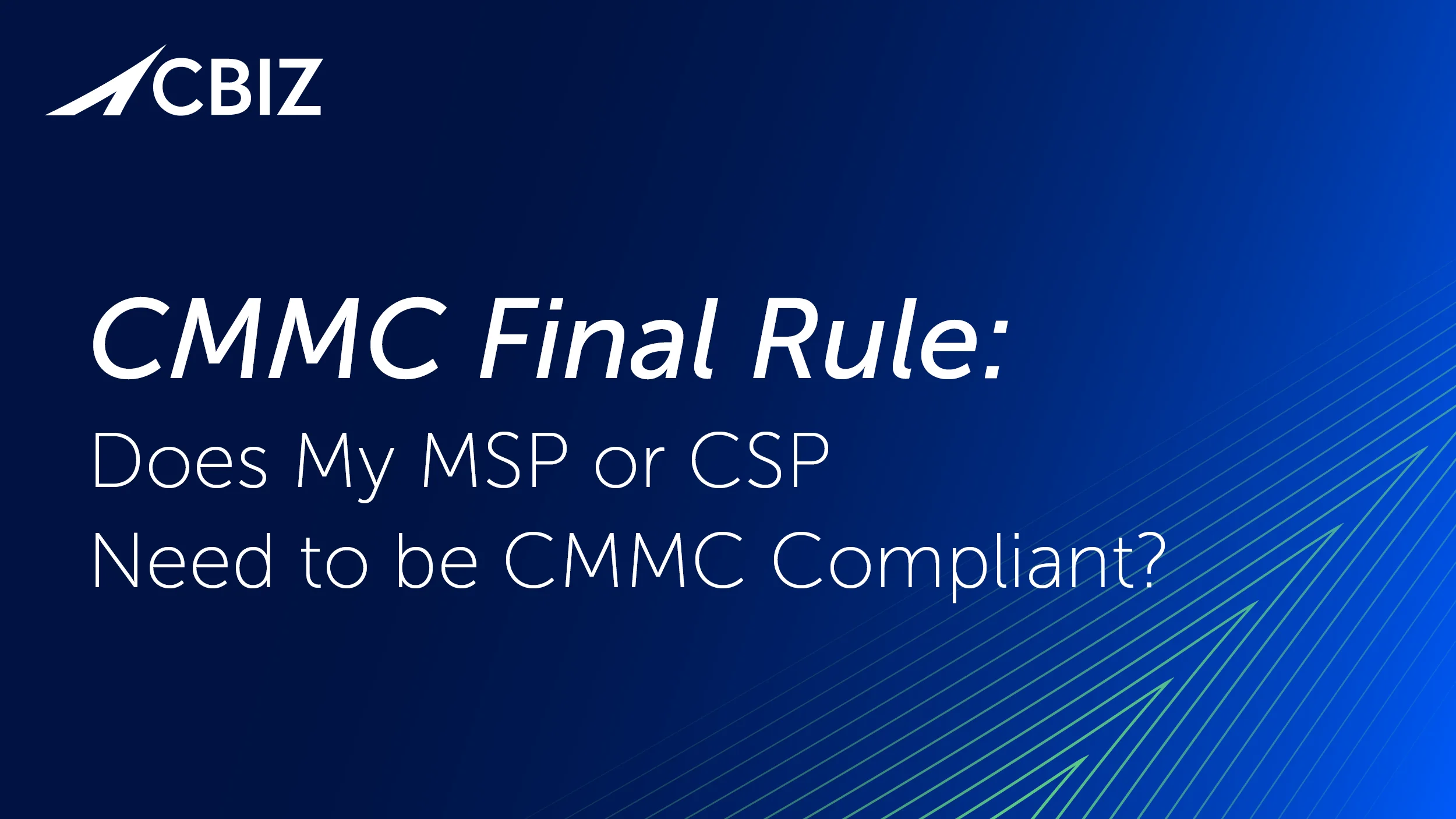 PPS Blog Banners Blog CMMC Does My MSP Need to be compliant